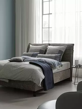 JOOP | Satin Bettwäsche DIVIDED 70x90cm / 140x220cm Jade | 